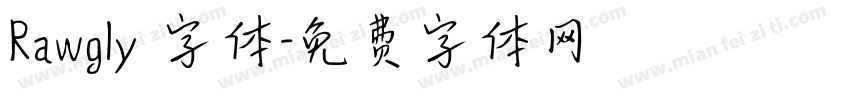 Rawgly 字体字体转换